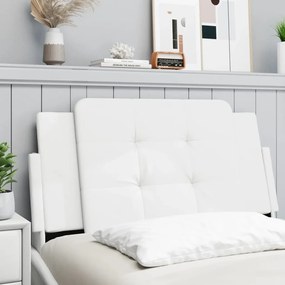Cuscino Testiera Bianco 100 Cm İn Similpelle /