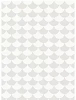 Littlephant Carta da parati Waves - Light Grey