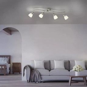 JUST LIGHT. 11954-55 - Faretto KARO 4xE14/40W/230V cromo opaco