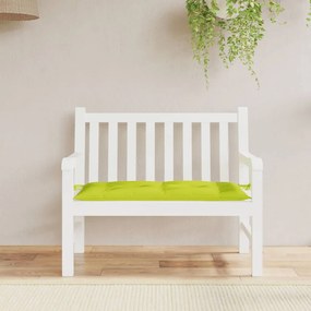 Cuscino Per Panca Verde Intenso 110x50x7 Cm İn Tessuto Oxford /