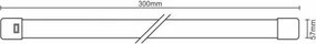 Lampada sottopensile LED LED/9W/230V IP40