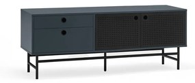 Tavolo TV blu scuro 140x52 cm Punto - Teulat