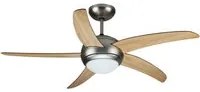 2*E27 Led Ceiling Fan With Light Kit Rf Kontrol 5 Blades 60W Ac Motor