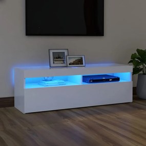 Mobile Porta Tv Con Luci Led Bianco 120x35x40 Cm /