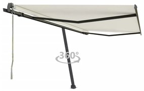 Tenda Da Sole Automatica Autoportante 400x300 Cm Crema /