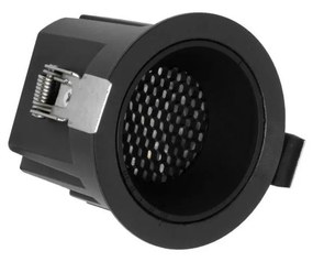 Faro da Incasso Nero 8W Foro Ø55mm CCT 15°-55° con driver Philips Colore Bianco Variabile CCT