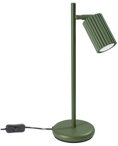 Lampada da tavolo verde (altezza totale 43 cm) Gleam – Sollux