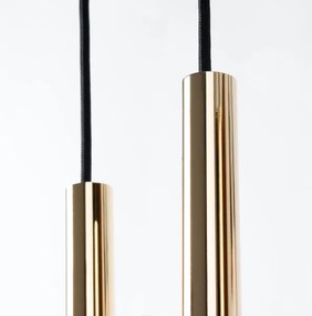 Sollux SL.1197 - Lampadario a sospensione con filo PASTELO 3xG9/8W/230V oro