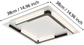 Eglo 900329 - Lampada da soffitto dimmerabile ZAMPOTE LED/25W/230V