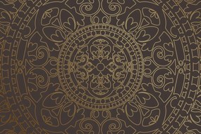 Quadro su tela – Ornamento orientale dorato