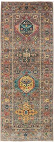 Samarkand Tappeto 80x200 Grigio (Pakistan) Annodato A Mano