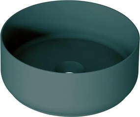 Lavabo da appoggio Kyoto tondo in ceramica verde L36H12