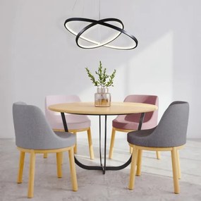 Lampadario LED a sospensione con filo LEA LED/35W/230V 4000K diametro 60 cm nero