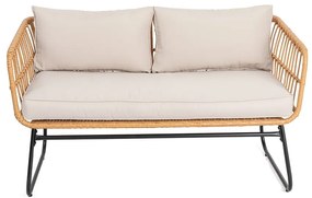 Seduta da giardino in rattan artificiale Vistdal - Bonami Essentials