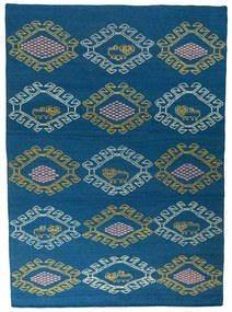 Kilim Tappeto persiano 250x180 Blu (Iran) Tessuto A Mano