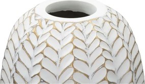 Vaso Resina Leaf Cm Ø 18,5X46