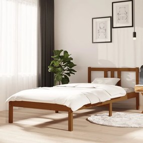 Giroletto Senza Materasso Ambra Legno Massello Pino 90x200 Cm /