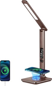 Brilagi-LED Lampada dimmerabile con ricarica wireless REGINA LED/8,5W/230V marrone