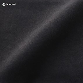 Letto matrimoniale imbottito grigio scuro con contenitore con griglia 140x200 cm Juniper - Mazzini Beds