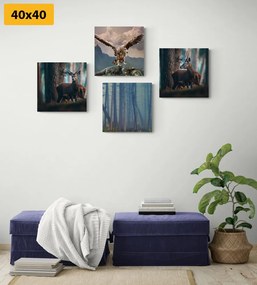 Set di quadri – Angolo del bosco