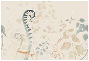 Carta da parati autoadesiva – Natura morta vegetale astratta