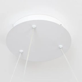 Brilagi - Lampadario dimmerabile a sospensione su cavo FALCON II LED/99W/230V Ø 60 cm bianco + telecomando