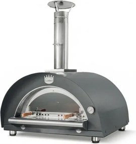 Forno A Legna Per Pizze In Acciaio 80x60 Cm Pulcinella Clementi Da Esterno