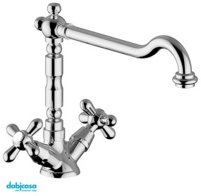 Rubinetteria "Daisy" Miscelatore Lavabo C/Scarico Cromo Lucido