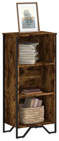 Libreria Rovere Fumo 50x31x106 Cm İn Legno Multistrato /