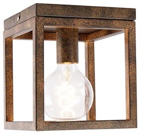 Plafoniera industriale ruggine - Cage