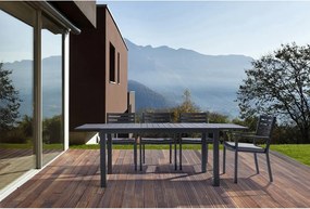 Tavolo da pranzo da giardino in alluminio 90x160 cm Hilde – Bizzotto