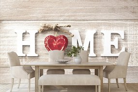 Carta da parati autoadesiva – Con scritta Home