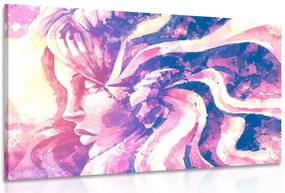 Stampa su tela – Donna in versione fantasy