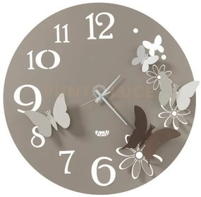 Orologio da parete particolare butterfly flowers grande sabbia e br...