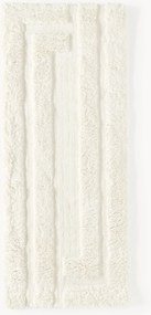 Passatoia soffice a pelo lungo con motivo a rilievo Genève