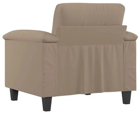 Poltrona tortora 60 cm in microfibra