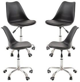 Pack 4 Sedie Neo - Nero