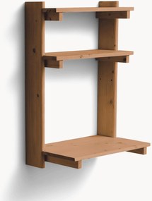 Mensola da parete in legno di pino Beam