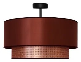 Duolla - Lampadario a plafone COPPER SHINY 1xE27/15W/230V diametro 45 cm rame