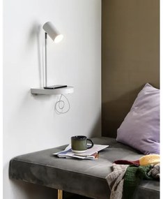 Nordlux - Applique da parete con mensola CODY 1xGU10/15W/230V bianca