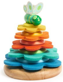 Fiore impilabile con farfalla