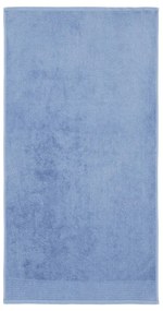 Asciugamano in cotone blu 90x140 cm - Bianca