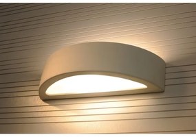 Sollux SL.0001 - Applique ATENA 1xE27/60W/230V 40,5 cm bianco