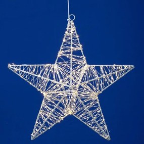 Decorazione natalizia LED 320xLED/230V, stella 45 cm, bianco caldo