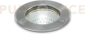 Park round segnapasso spot da incasso 1 luce attacco gu10 acciaio i...