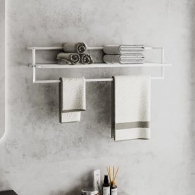 Portasciugamani Bianco 95x25x22 Cm İn Ferro /
