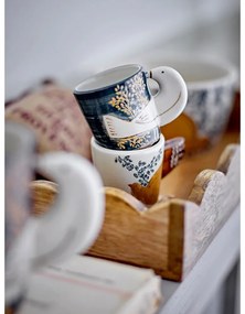 Tazzine in set per espresso blu/color crema in gres 2 pz 55 ml Hezha – Bloomingville