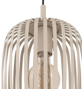 Eglo 900687 - Lampadario a sospensione con filo ROMAZZINA 3xE27/40W/230V beige