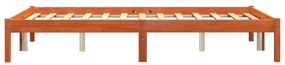 Giroletto marrone cera 135x190 cm in legno massello di pino