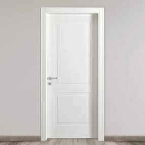 Porta interna a battente Sedna in legno laccato colore bianco, L 60 x H 210 cm, apertura reversibile